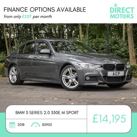 BMW 3 SERIES 2.0 330e M Sport Saloon