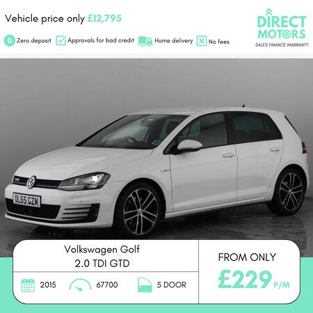 VOLKSWAGEN GOLF 2.0 TDI BlueMotion Tech GTD