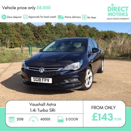 VAUXHALL ASTRA 1.4 i Turbo SRi