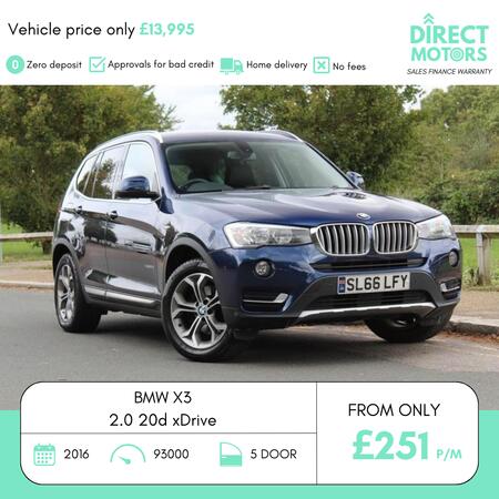 BMW X3 2.0 X3 xDrive20d xLine