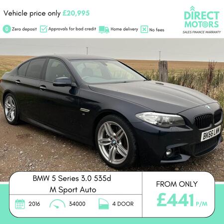 BMW 5 SERIES 3.0 535d M Sport Saloon