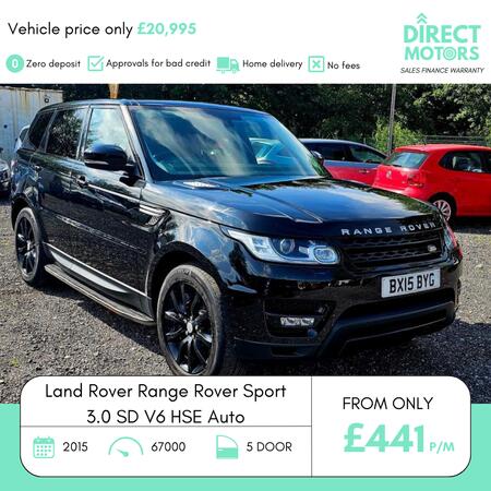 LAND ROVER RANGE ROVER SPORT 3.0 SD V6 HSE